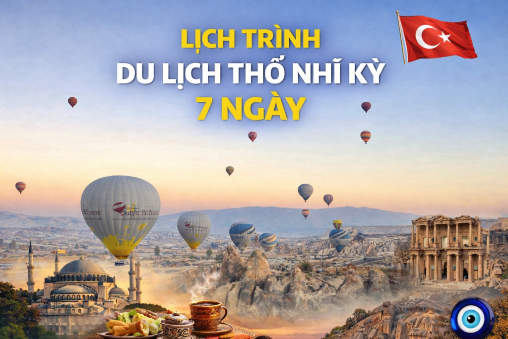 lịch trình du lịch Thổ Nhĩ Kỳ